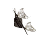 Mantra Eclipse Wall Light Switched 2 Light G9, Black Chrome