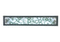 Mantra Euphoria Wall Light 1 Light T5 Medium Bar, Polished Chrome/Opal White Glass, NOT LED/CFL Compatible