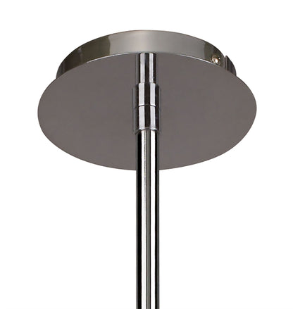 Mantra Amel 75cm Telescopic 8 Light L1/SGU10, Polished Chrome, CFL Lamps INCLUDED