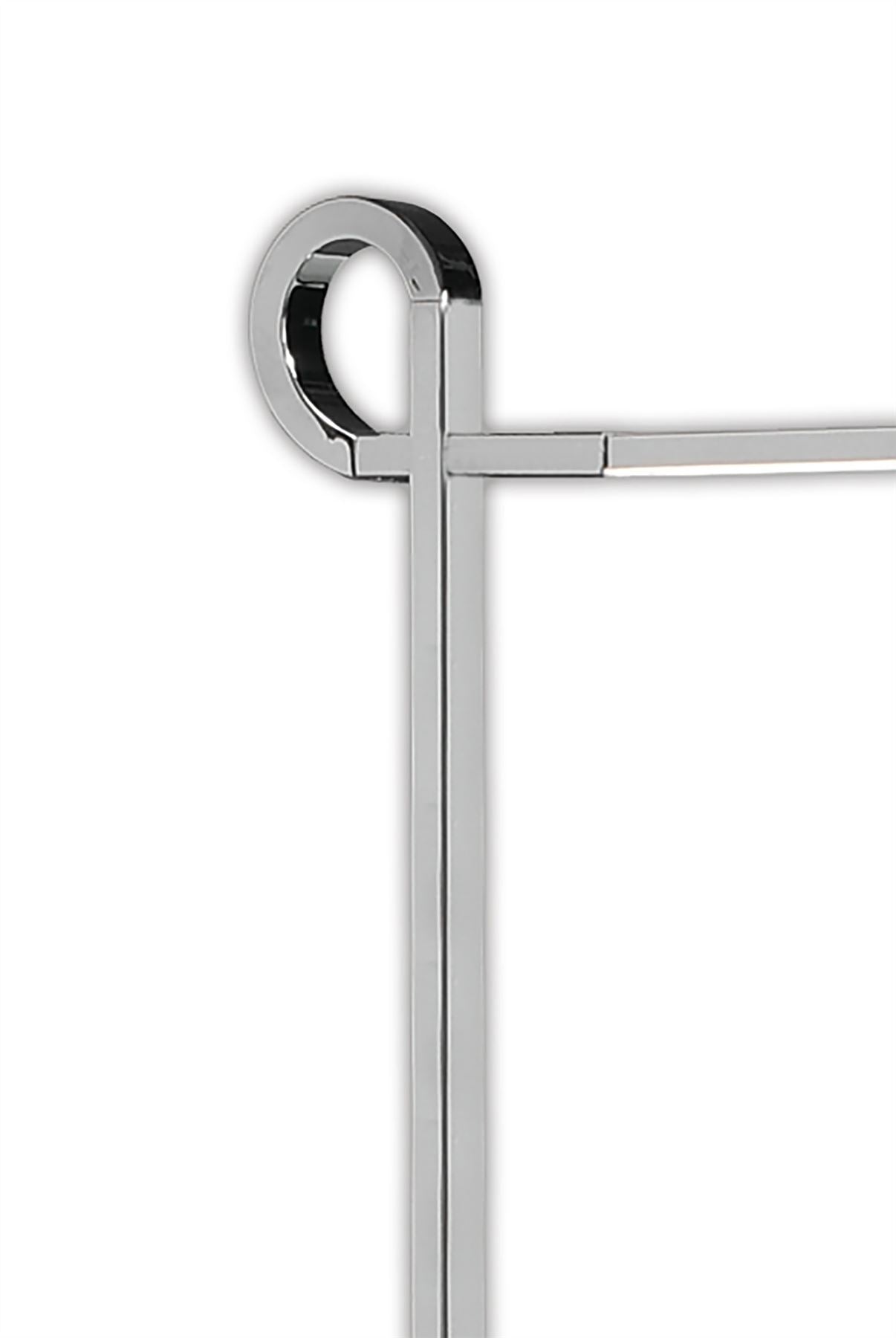 Mantra M6144 Cinto Floor Lamp 163cm, 7W LED, 3000K, 540lm Dimmable, Polished Chrome, 3yrs Warranty