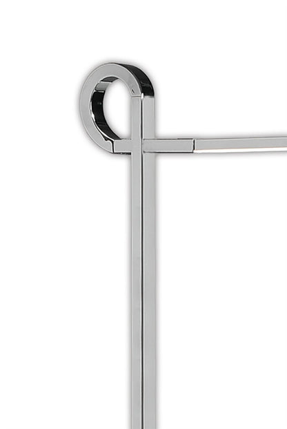 Mantra M6144 Cinto Floor Lamp 163cm, 7W LED, 3000K, 540lm Dimmable, Polished Chrome, 3yrs Warranty