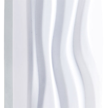 Mantra M5047 Arena Wall Light 12W LED White IP44 3000K, 720lm, Polished Chrome/White Acrylic, 3yrs Warranty