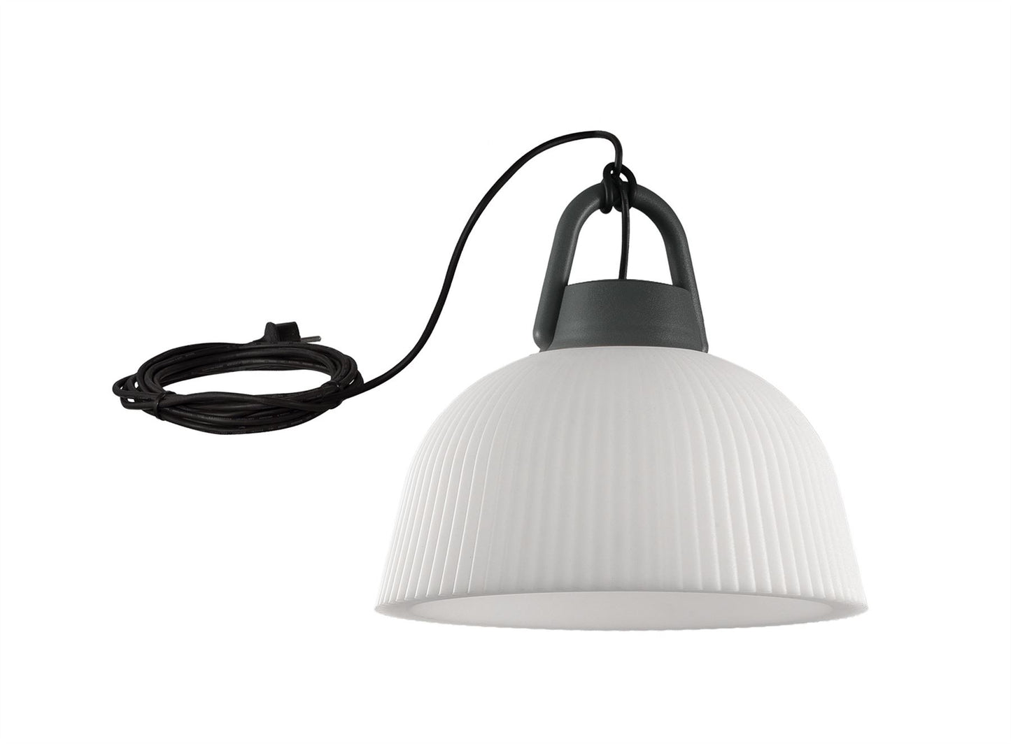 Mantra Fusion M6216 Kinke Pendant, 1 x E27, IP65, Anthracite, 2yrs Warranty