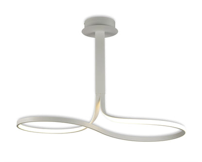 Mantra M6003 Nur Blanco Rectangular Semi Ceiling Tall 40W LED 3000K, 3200lm, Dimmable White/Frosted Acrylic, 3yrs Warranty - M6003 Ceiling