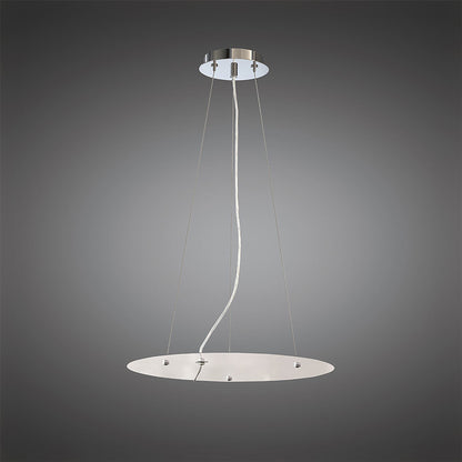 Mantra Sabina 43cm Pendant Kit 59CM, Polished Chrome/White Acrylic
