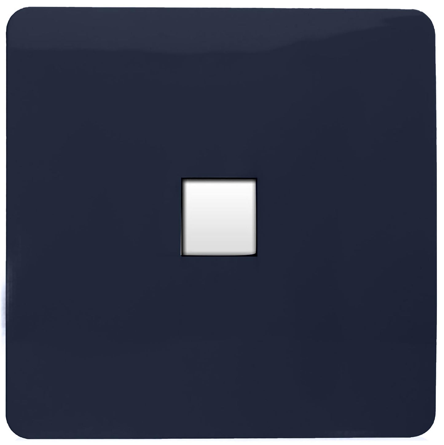 Trendi Artistic Modern Glossy Tactile Telephone Socket Navy