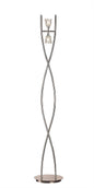 Mantra Amel Floor Lamp 2 Light G9, Polished Chrome