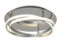 Mantra M5382 Infinity Flush 30W LED 3000K, 2500lm, Silver/Polished Chrome/White Acrylic, 3yrs Warranty - M5382 Ceiling
