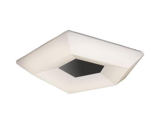 Mantra M3795 City Ceiling 28W LED Large 3000K, 2800lm, Polished Chrome/White Acrylic, 3yrs Warranty - M3795 Ceiling