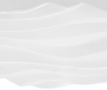 Mantra M5041 Arena Ceiling/Wall Light Medium Round 36W LED IP44 3000K, 3240lm, Matt White/White Acrylic, 3yrs Warranty