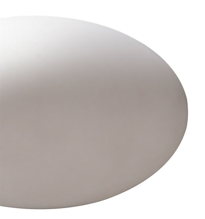 Mantra M1330 Huevo Oval Table Lamp 1 Light E27 Outdoor IP65, Opal White