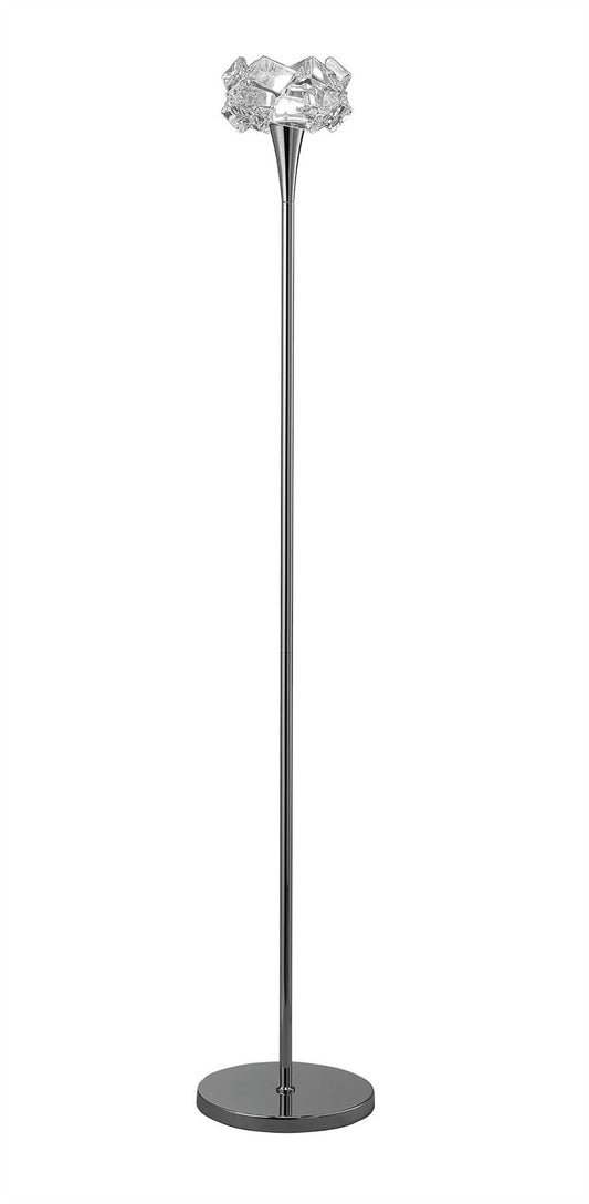 Mantra M3969 Artic Floor Lamp 1 Light E27, Polished Chrome