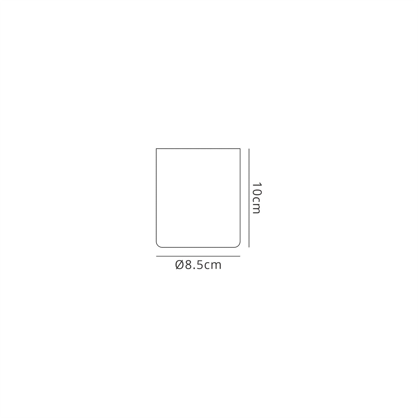 Mantra Fusion Glaciar Spotlight 10cm, IP44, 9W LED, 4000K, 700lm, White, 3yrs Warranty