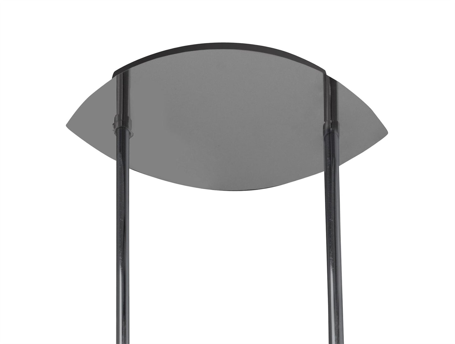Mantra M3567 On Telescopic Semi Flush Convertible Line 28W LED 3000K, 2800lm, Polished Chrome, Frosted Acrylic, 3yrs Warranty - M3567 Ceiling