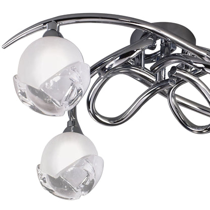 Mantra M0807 Fragma Ceiling 4 Light G9, Polished Chrome