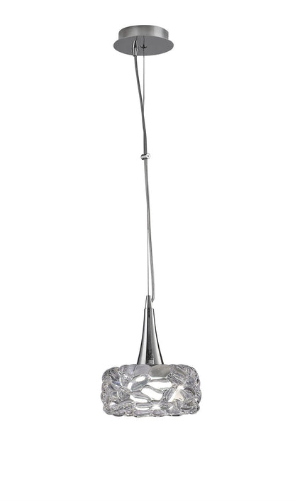 Mantra M3933 O2 Pendant 1 Light E27 Large, Polished Chrome