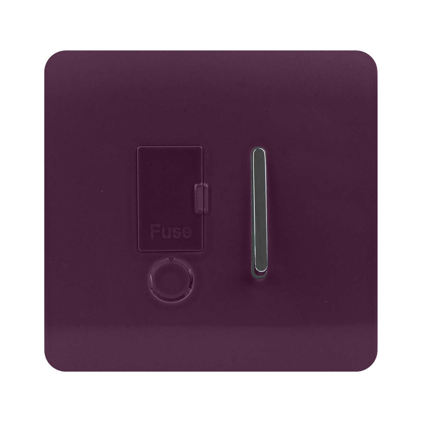 Trendi Artistic Modern Glossy Tactile Fused Spur Switch Plum
