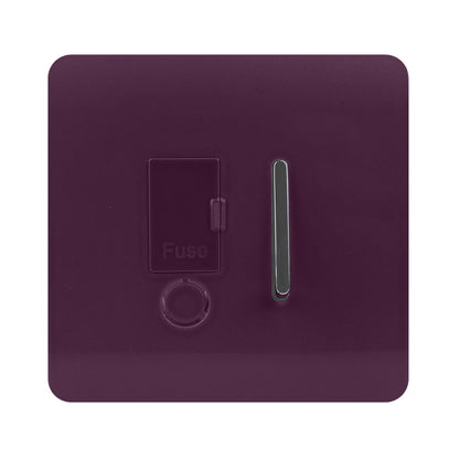 Trendi Artistic Modern Glossy Tactile Fused Spur Switch Plum