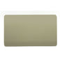 Trendi 2 Gang Artistic Modern Glossy Tactile Double Blanking Plate Gold