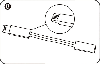 Techtouch Axis Connecting Cable Single Colour 5cm Strip