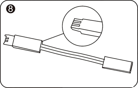 Techtouch Axis Connecting Cable Single Colour 5cm Strip