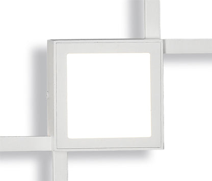 Mantra Fusion Mural Wall Light, 48W LED, 3000K, 3600lm, White, 3yrs Warranty