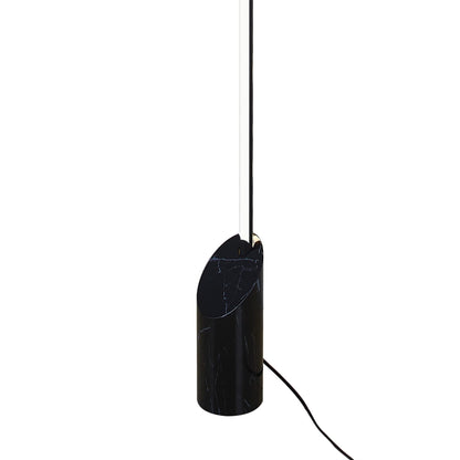 Mantra Marmol Floor Lamp, 28W LED, 3000K, 1680lm, Black Marble/Black, 3yrs Warranty