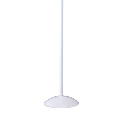 Diyas Llamas Floor Lamp 6 Light G4, Gloss White, NOT LED/CFL Compatible
