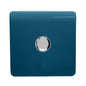Trendi 1 Gang 2 Way 150w LED Dimmer Screwless 10 Amp Wall Light Switch in Ocean Blue - ART-LDM150WOB