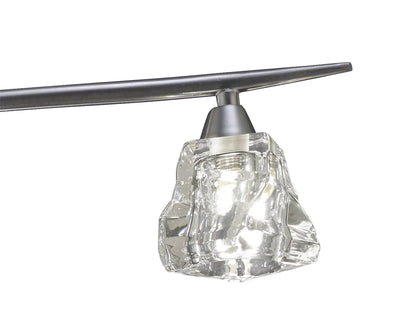 Mantra M3751 Iku Linear Telescopic 4 Light G9 Line, Satin Nickel