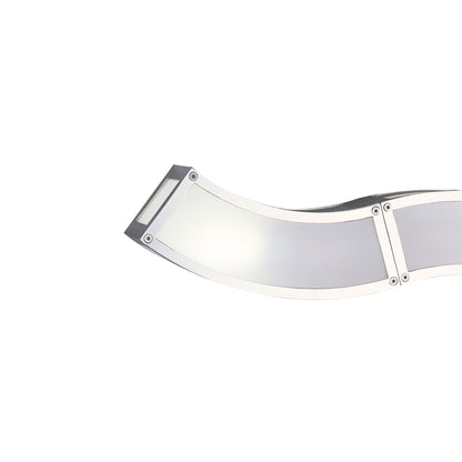 Mantra Duna GU10 Wall Light 2 Light L1/SGU10, Polished Chrome/White Acrylic, CFL Lamps INCLUDED