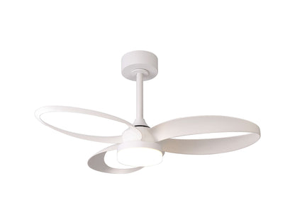 Infinity Fan 92.6cm 24W LED Dimmable Ceiling Light With Built-In 30W DC Reversible Fan, Remote Control 2700-5000K, 1800lm, White