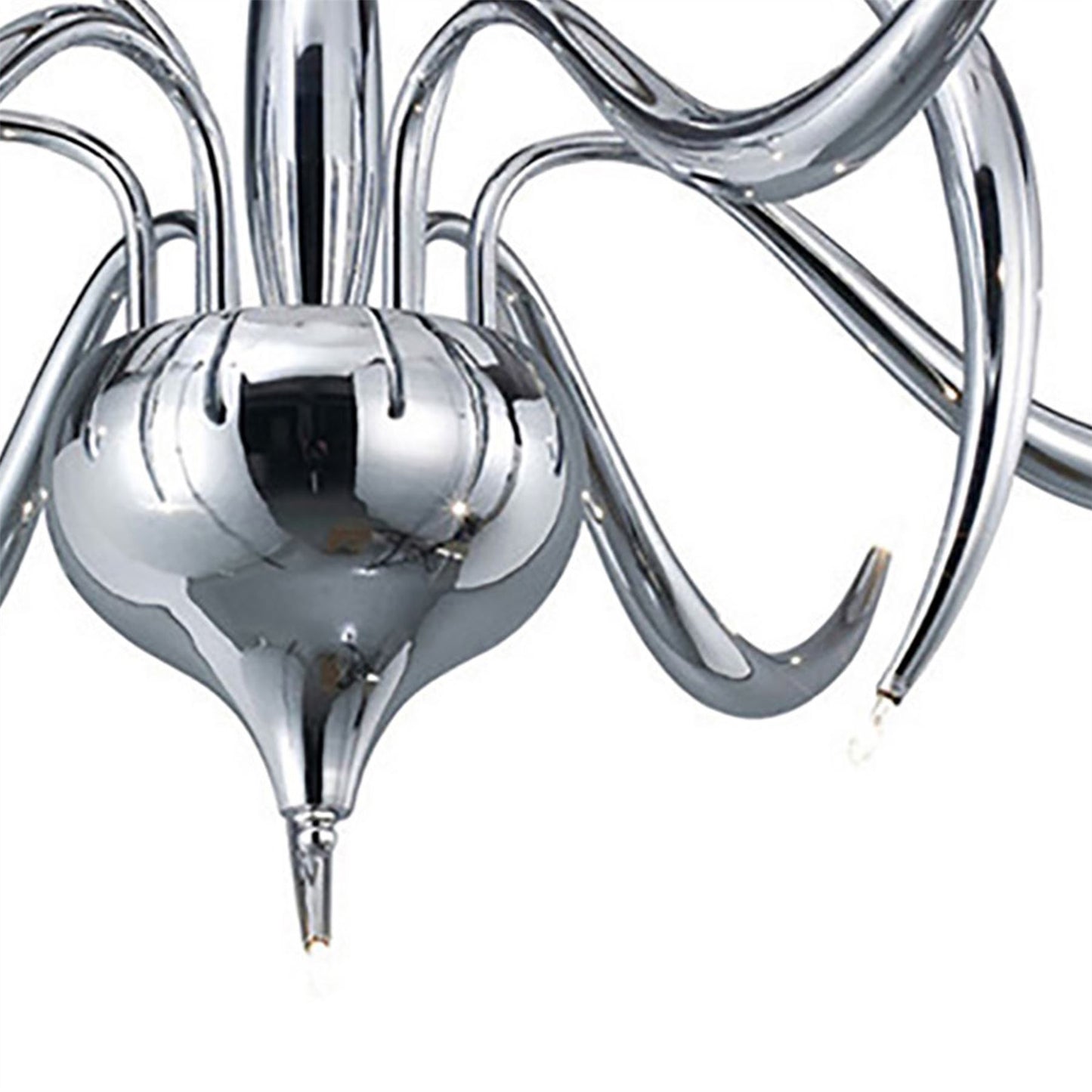 Diyas Llamas 96cm  9 Light G4 Polished Chrome, NOT LED/CFL Compatible Ceiling Light Fitting