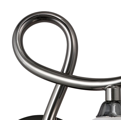 Mantra Fragma Wall Light Right 1 Light G9, Black Chrome