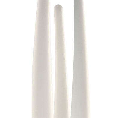Mantra Estalacta Table Lamp 3 Light GU10 Indoor/Outdoor IP44, Silver/Opal White