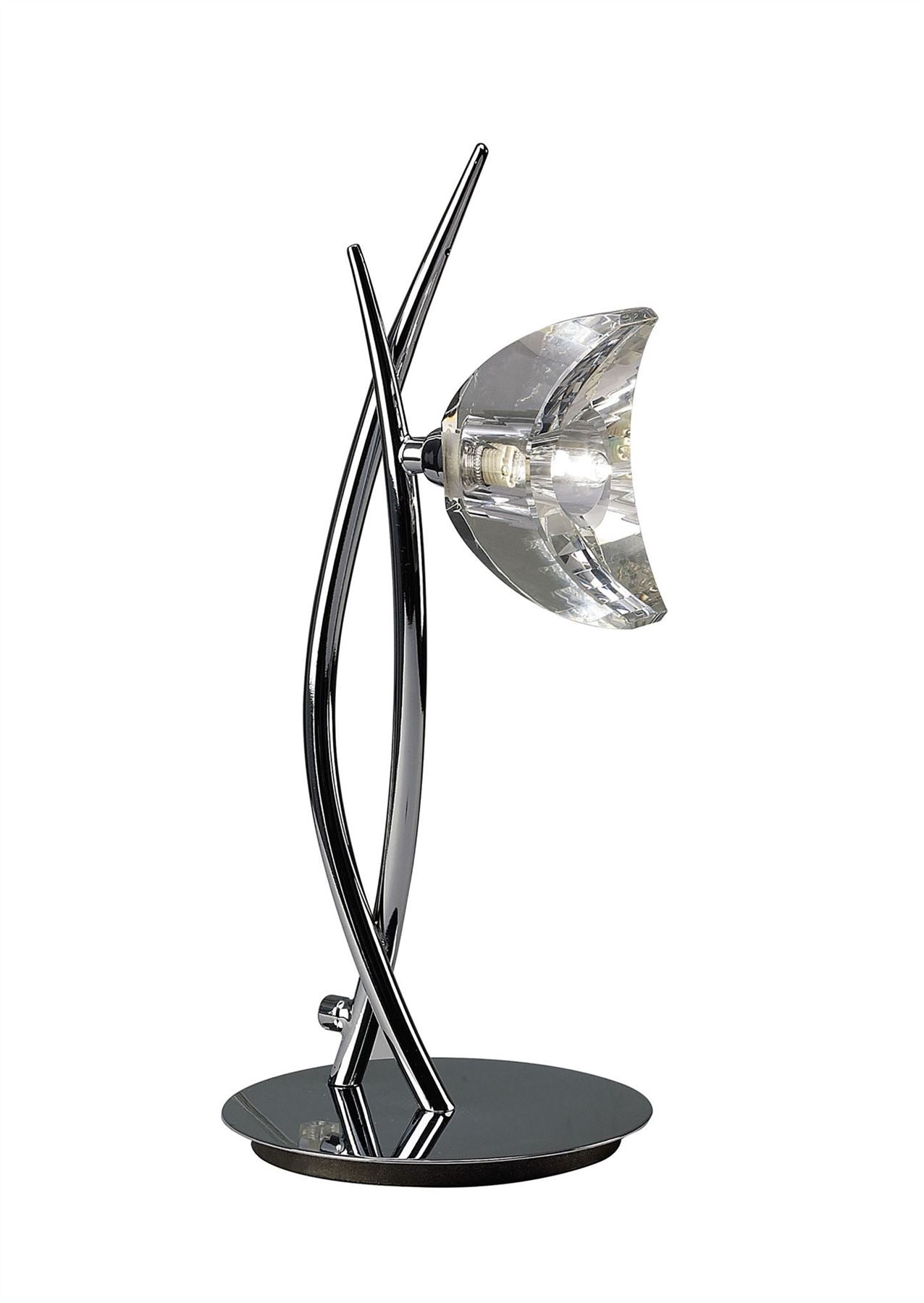 Mantra M1459 Eclipse Tall Table Lamp 1 Light G9, Polished Chrome