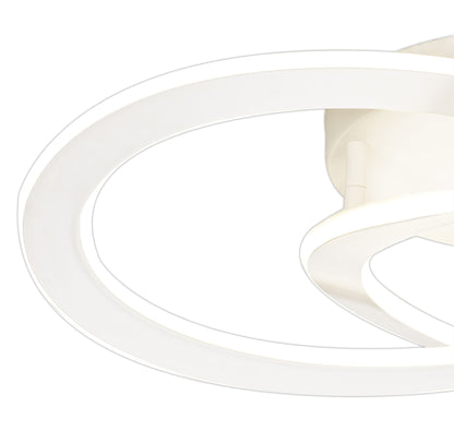 Mantra Planet 75cm Ceiling Light, 80W LED, 3000K, 3900lm, White, 3yrs Warranty