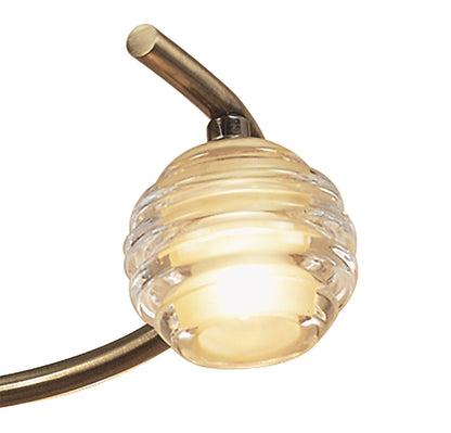 Mantra Sphere 59.3cm Semi Flush 4 Light G9, Antique Brass