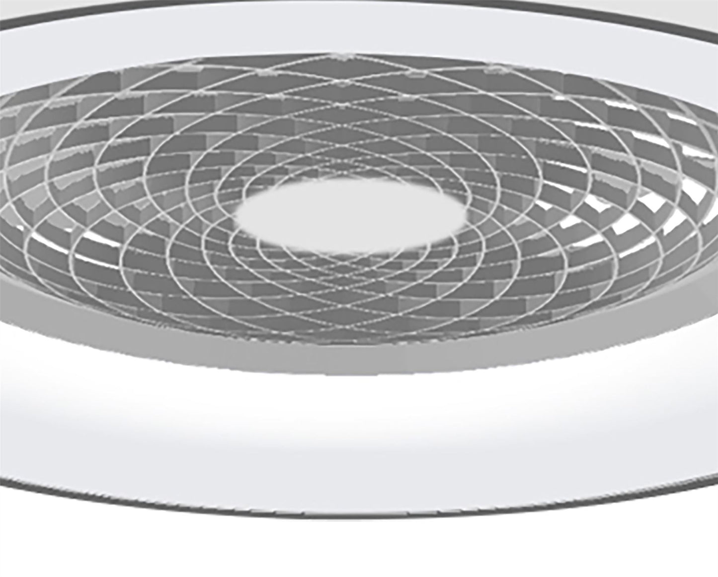 Tibet 65cm 70W LED Dimmable Ceiling Light With 35W DC Reversible Fan,Remote, APP & Alexa/Google Voice, 3900lm, Silver, 5yrs Warranty