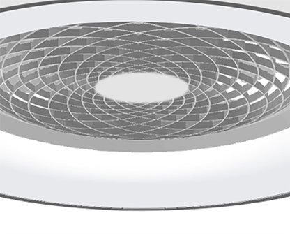 Tibet 65cm 70W LED Dimmable Ceiling Light With 35W DC Reversible Fan,Remote, APP & Alexa/Google Voice, 3900lm, Silver, 5yrs Warranty