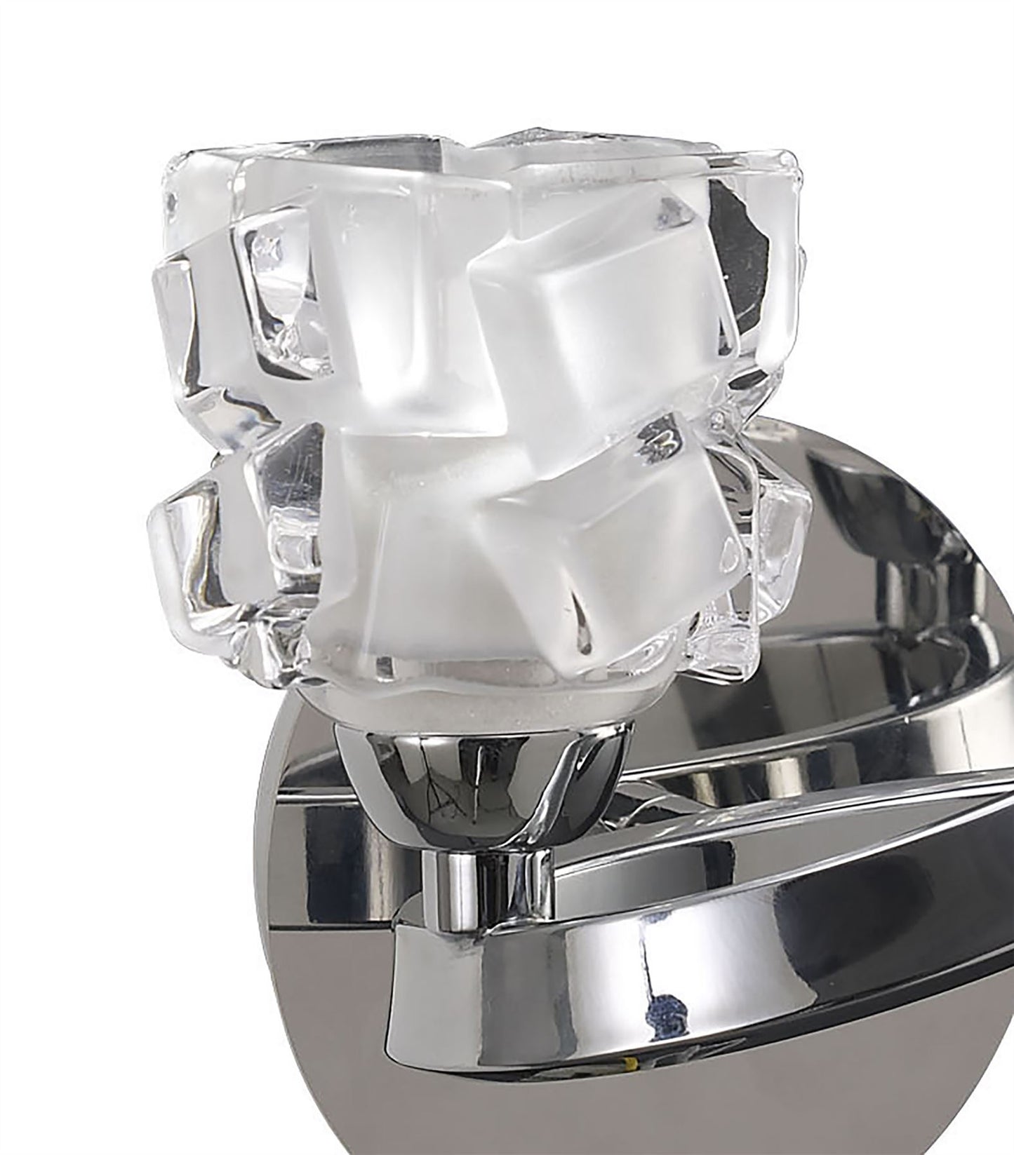 Mantra Ice Wall Light Switched 2 Light G9 ECO, Polished Chrome
