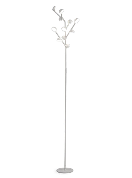 Mantra M6268 Adn 10 Light Floor Lamp 158cm, 30W LED, 3000K, 1650lm, White, 3yrs Warranty