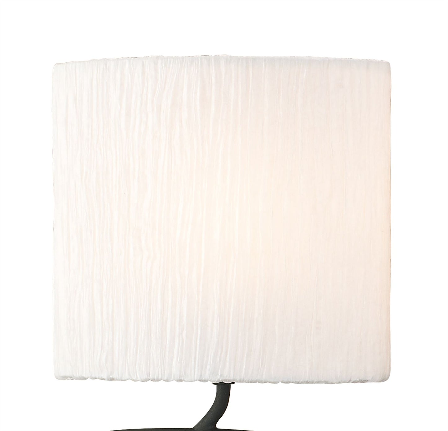 Mantra Eve Wall Light Switched 3 Light E27, Anthracite with White Oval Shades