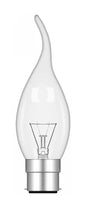 Luxram Candle Tip B22 Clear 25W Incandescent/T Incandescent