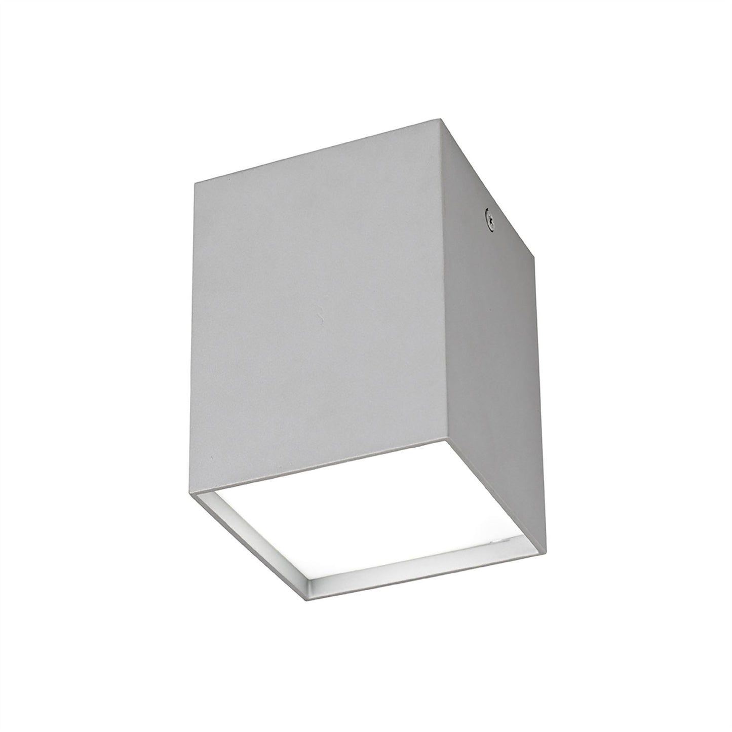 Mantra Fusion M5631 Kailua Flush Square 1 x GU10, Silver - M5631 Ceiling