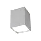 Mantra Fusion M5631 Kailua Flush Square 1 x GU10, Silver - M5631 Ceiling