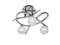 Mantra M1804 Loop Ceiling 3 Light G9 ECO, Polished Chrome