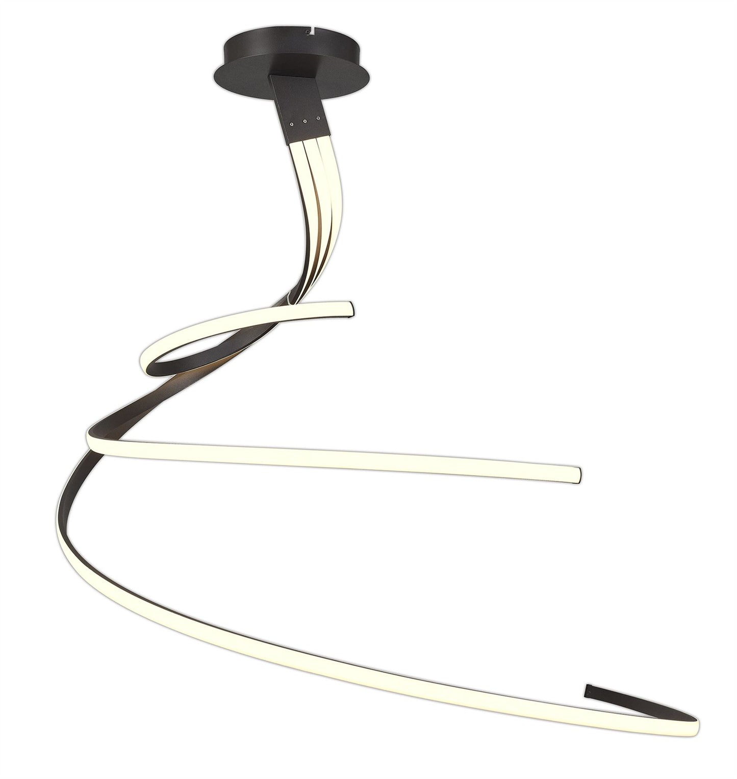 Mantra Nur XL M5807 Nur BR XL Semi Ceiling 80W LED 2800K, 6200lm, Frosted Acrylic/Brown Oxide, 3yrs Warranty - M5807 Ceiling