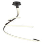 Mantra Nur XL M5807 Nur BR XL Semi Ceiling 80W LED 2800K, 6200lm, Frosted Acrylic/Brown Oxide, 3yrs Warranty - M5807 Ceiling