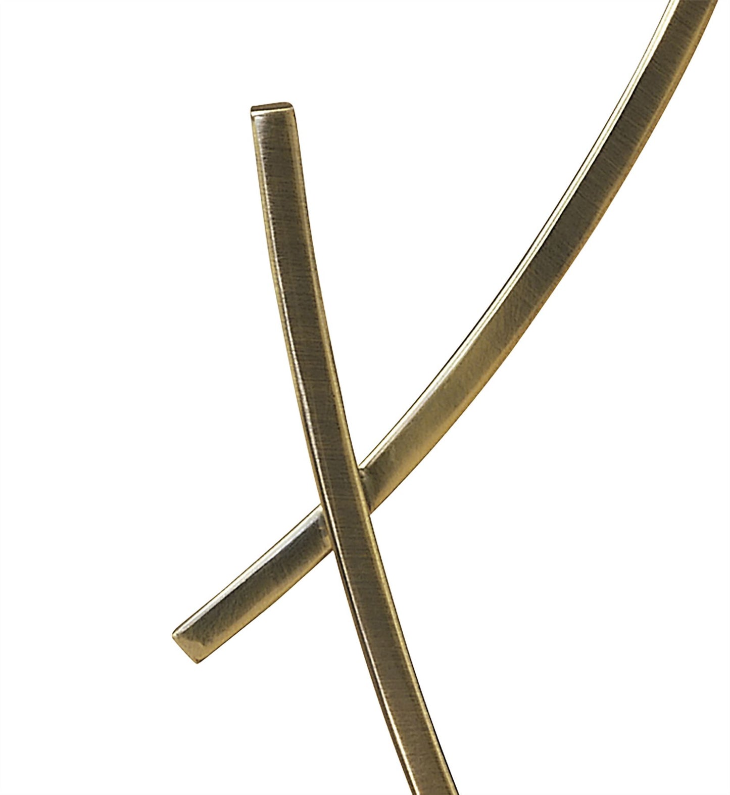 Mantra Pietra Table Lamp 1 Light G9, Antique Brass